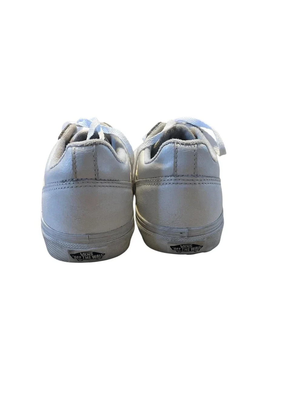 Vans Shoes Women's White Low Skate Sneakers Lace Up Casual Everyday Classic 10